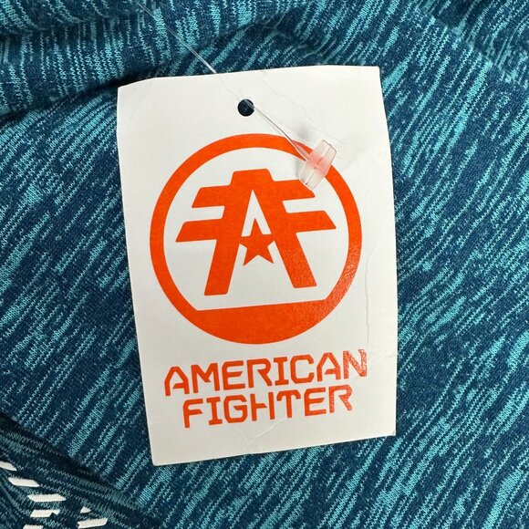 American Fighter Maryland Long Sleeve Hooded Shirt Size 4XL Blue/Black - Picture 5 of 6